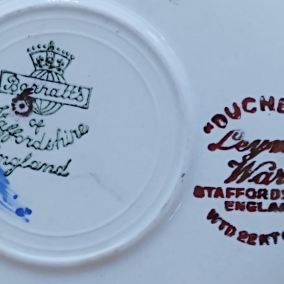 Tea Cup and Saucer Barratt's Duchess Blue Lavender Lady - Picture 11 of 11